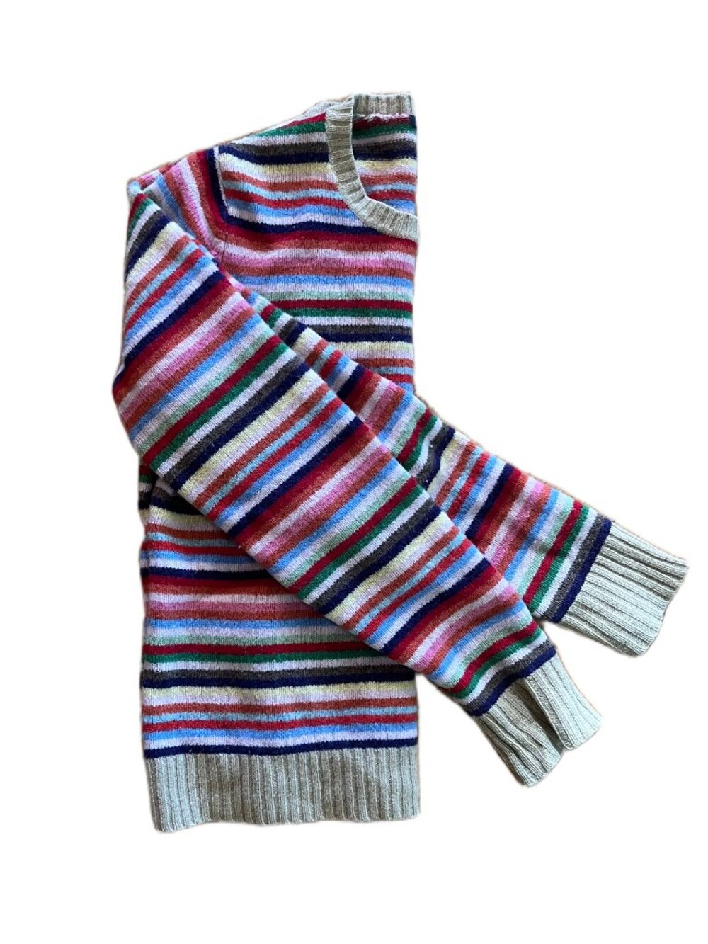 Gap Stretch Multicolor Striped Sweater – Size Medium